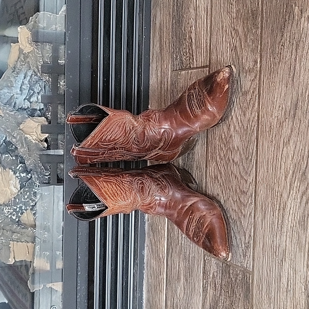 Leather Cowgirl Boots